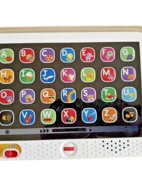 Fisher-Price Laugh & Learn Smart Stages Tablet Lights Sounds Tested Works